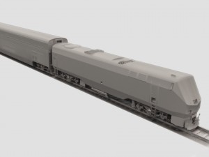 train 3D Model