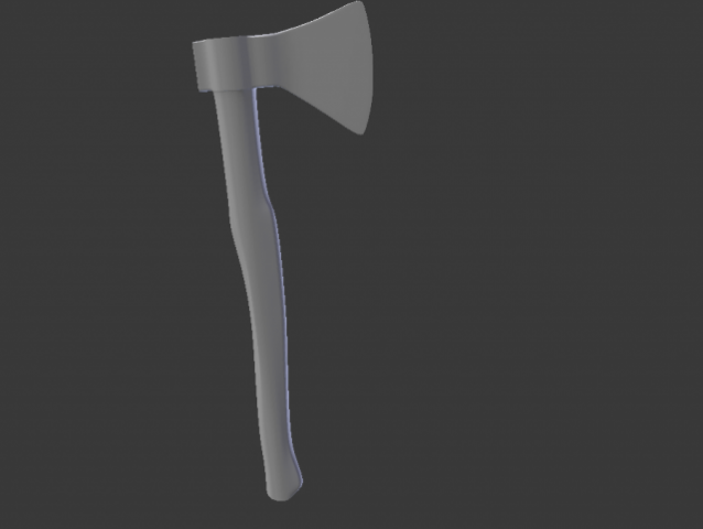 axe 3D Model .c4d .max .obj .3ds .fbx .stl .blend 