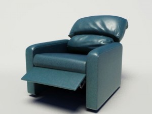 reclining chair Model 3D