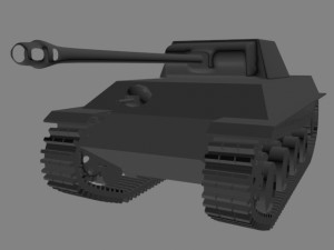 panther tank 3D Model