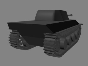 panther tank 3D Model