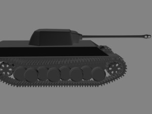 panther tank 3D Model