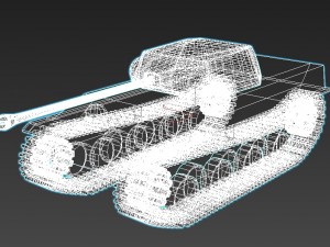 panther tank 3D Model