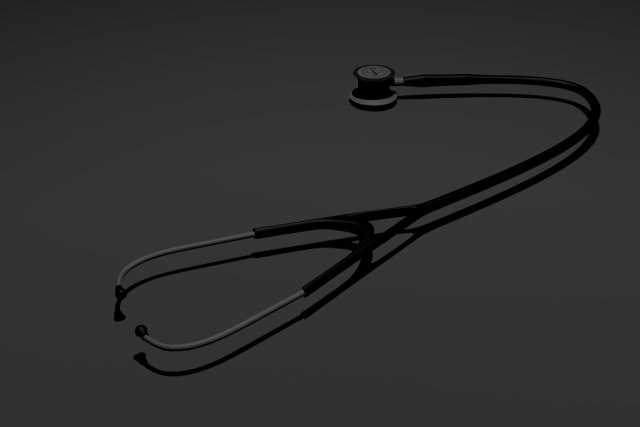 littmann cardiology iv stethoscope 3D मॉडल .c4d .max .obj .3ds .fbx .stl .blend 