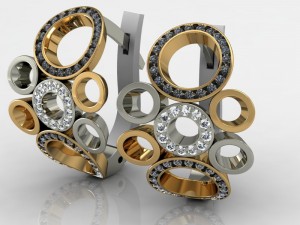 olga earrings 3D Model