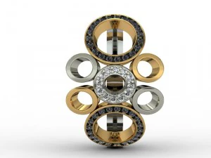 olga earrings 3D Model