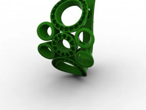 olga earrings 3D Model