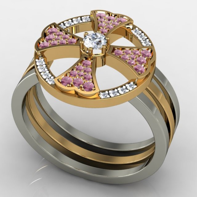 ring malta 3D 模型 .c4d .max .obj .3ds .fbx .stl .blend