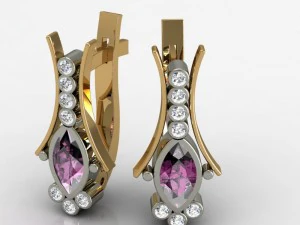 earrings mfs0009 3D Model