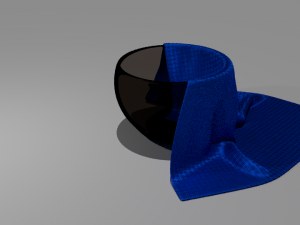 vase with cloth 3D Модель