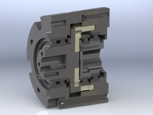 reducer wave with intermediate rolling bodies 3D Model