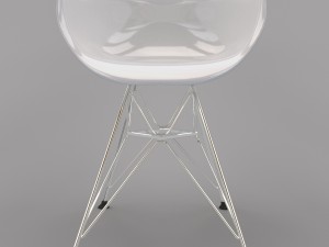 eames plastic armchair dar 3D Model