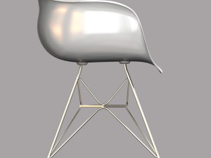 eames plastic armchair dar 3D Model