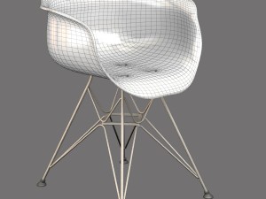 eames plastic armchair dar 3D Model