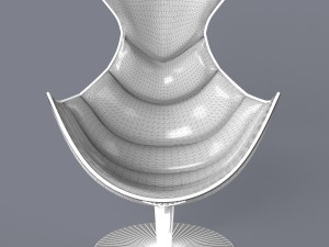 lobster chair Modello 3D
