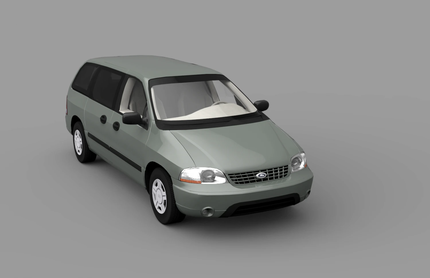 2003 ford windstar 3D Model .c4d .max .obj .3ds .fbx .stl .blend 