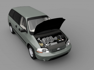 2003 ford windstar Modello 3D