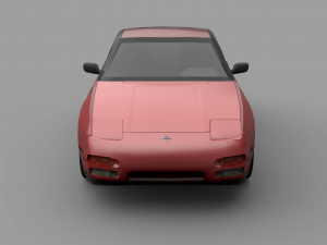 nissan 240sx s13 Modelo 3D