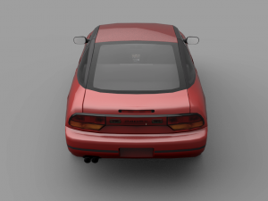 nissan 240sx s13 Modelo 3D