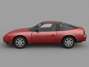 nissan 240sx s13 Modelo 3D