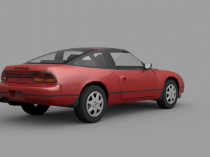nissan 240sx s13 Modelo 3D