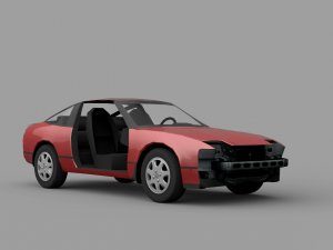 nissan 240sx s13 Modelo 3D