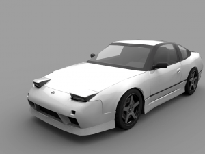 nissan 240sx s13 Modelo 3D