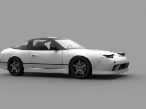 nissan 240sx s13 Modelo 3D