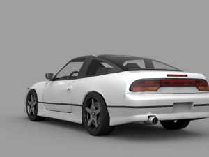 nissan 240sx s13 Modelo 3D
