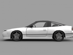 nissan 240sx s13 Modelo 3D