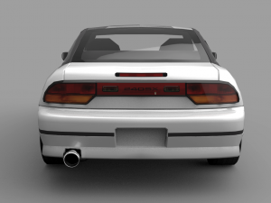nissan 240sx s13 Modelo 3D