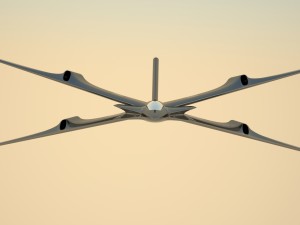 a simple spaceship 3D 模型
