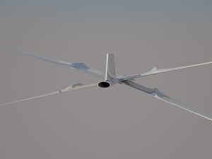 a simple spaceship 3D 模型