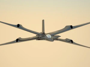 a simple spaceship 3D Model
