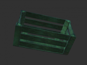 wooden pier set 3D Модель