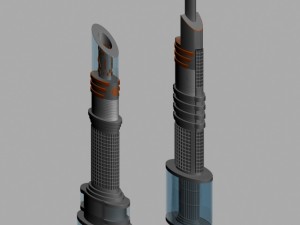futuristic building 3D मॉडल