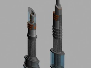 futuristic building 3D Model