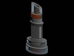 futuristic building 3D Model