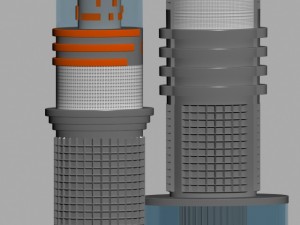 futuristic building 3D मॉडल