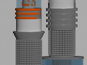 futuristic building 3D Model