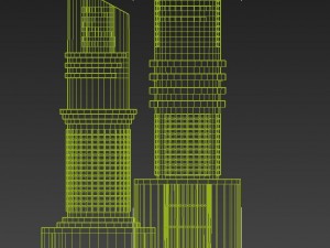 futuristic building 3D मॉडल