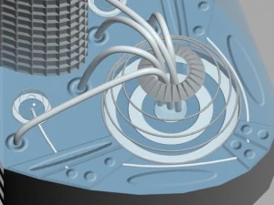 futuristic buildings s4 3D Model