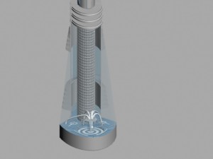 futuristic buildings s4 3D 모델