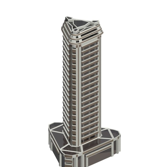 Skyscraper 3d model.