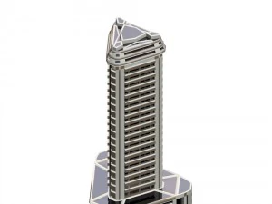 skyscraper 1 3D Model