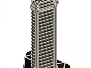 skyscraper 1 3D Model