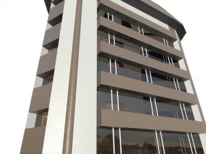 skyscraper 1 3D Model