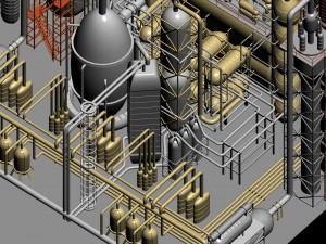 factory 001 3D मॉडल
