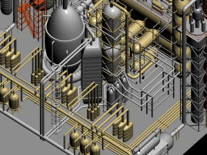 factory 001 3D Model