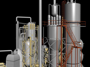 factory 001 3D Model